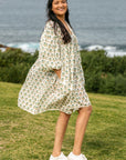 Dahlia White Dia Midi Dress