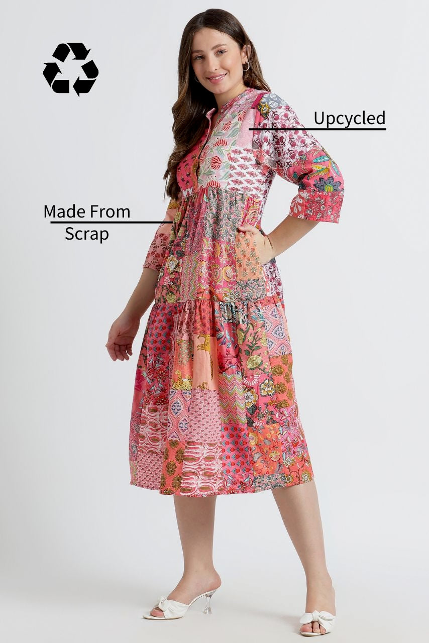 Sustainable Fashion - Patchwork Dress