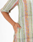 Sara Shirt Dress - Green