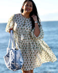 Dahlia White Dia Midi Dress