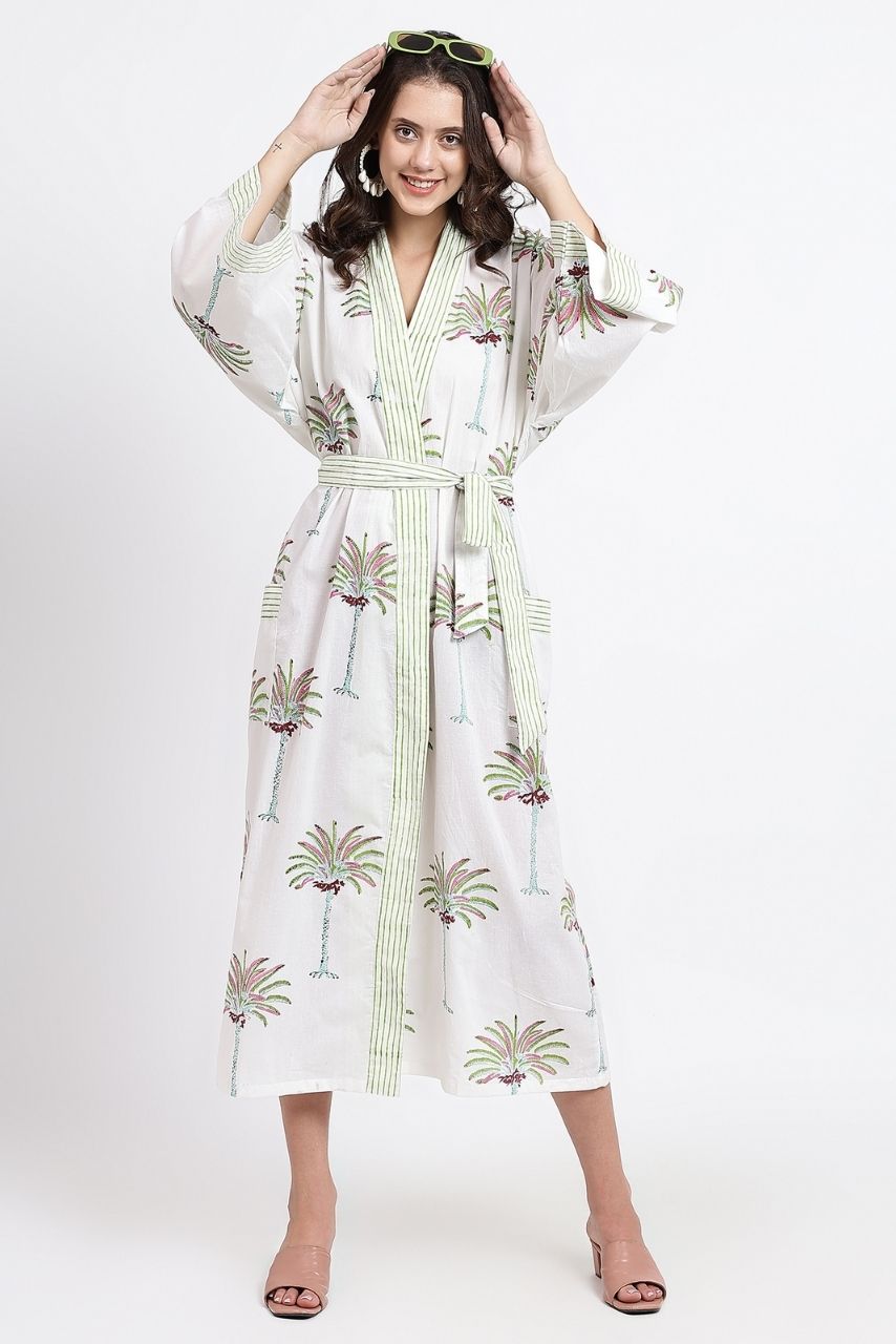 Cotton Kimono - White