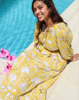 Boho Maxi Dress - Sun Yellow