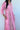 Panelled Cotton Maxi Dress - Pink