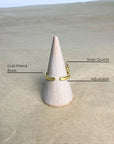 Aqua Solar Quartz - Ring - Hi Handmade