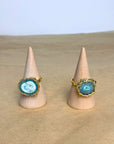 Aqua Solar Quartz - Ring - Hi Handmade