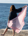 Beach Sarong - Jaipur Pink - Hi Handmade