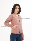 Cara Cotton Quilted Jacket - Argyle Sand - Hi Handmade