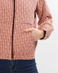 Cara Cotton Quilted Jacket - Argyle Sand - Hi Handmade