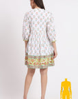 Cotton Dress Mini - White - Hi Handmade