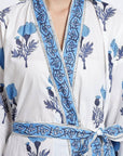 Cotton Kimono - Blue - Hi Handmade