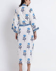 Cotton Kimono - Blue - Hi Handmade
