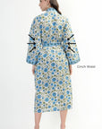 Cotton Kimono Robe - Dahlia - Hi Handmade