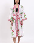 Cotton Kimono Robe - Rose - Hi Handmade