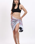 Cotton Sarong - Poinsettia - Hi Handmade