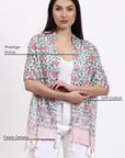 Cotton Scarf - Lotus - Hi Handmade