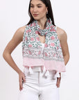 Cotton Scarf - Lotus - Hi Handmade