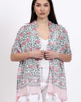 Cotton Scarf - Lotus - Hi Handmade