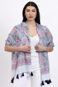 Cotton Scarf - Poinsettia