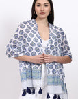 Cotton Scarf - Tulip - Hi Handmade