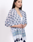 Cotton Scarf - Tulip - Hi Handmade