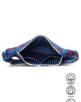 Cotton Sling Bag - Blue - Hi Handmade
