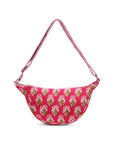 Cotton Sling Bag - Pink - Hi Handmade