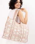 Cotton Tote Bag - Beige - Hi Handmade