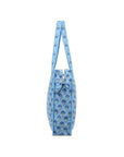 Cotton Tote Bag With Zip - Sahiba Motif - Hi Handmade