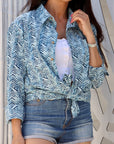 Gender Neutral Print Shirt - Cronulla Waves - Hi Handmade