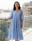 Kali Maxi Dress - Blue