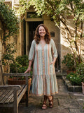 Sara Shirt Dress - Green