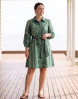 Sia Shirt Dress - Fern Bay