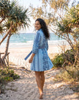 Sia Shirt Dress - Oyster Bay