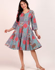 Panel Midi Dress