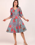 Panel Midi Dress