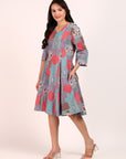 Panel Midi Dress