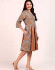 Panel Midi Dress