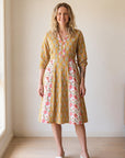 Panel Midi Dress