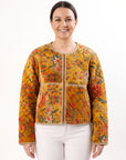 Cara Velvet Jacket - Mustard
