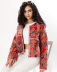 Cara Velvet Jacket - Blush