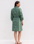 Sia Shirt Dress - Fern Bay