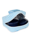 Insulated Lunch Bag - Argyle Ocean - Hi Handmade
