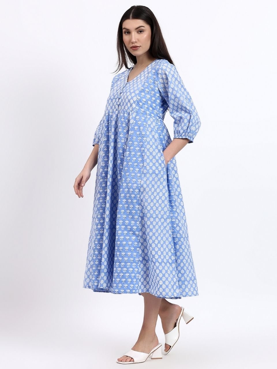 kali maxi dress Kali-Maxi BLU / S