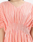 Lia Lounge Dress - Cronulla Stripe - Hi Handmade