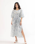 Lia Lounge Dress - Reflective Daisy - Hi Handmade
