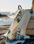 Lilly Print Beach Towel - Hi Handmade