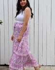 Multiway Maxi Skirt - Jacaranda - Hi Handmade