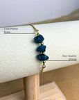 Oceanic Raw Apatite - Bracelet - Hi Handmade