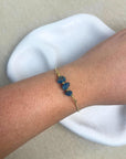 Oceanic Raw Apatite - Bracelet - Hi Handmade