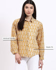 Panel Shirt - Mustard - Hi Handmade